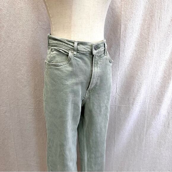 Everlane The Way High jeans size 28 Regular Archroma Aqua Gray (light green)‎ - Picture 3 of 16